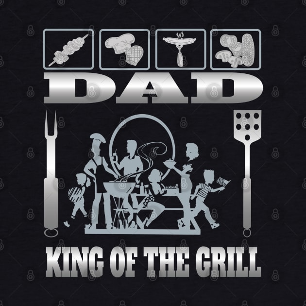 Dad Grill Shirt Dad Grilling BBQ Gifts and Shirt by Envision Styles